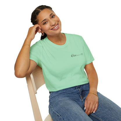 Rooted Heart Co. logo T-shirt | Faith scripture tee