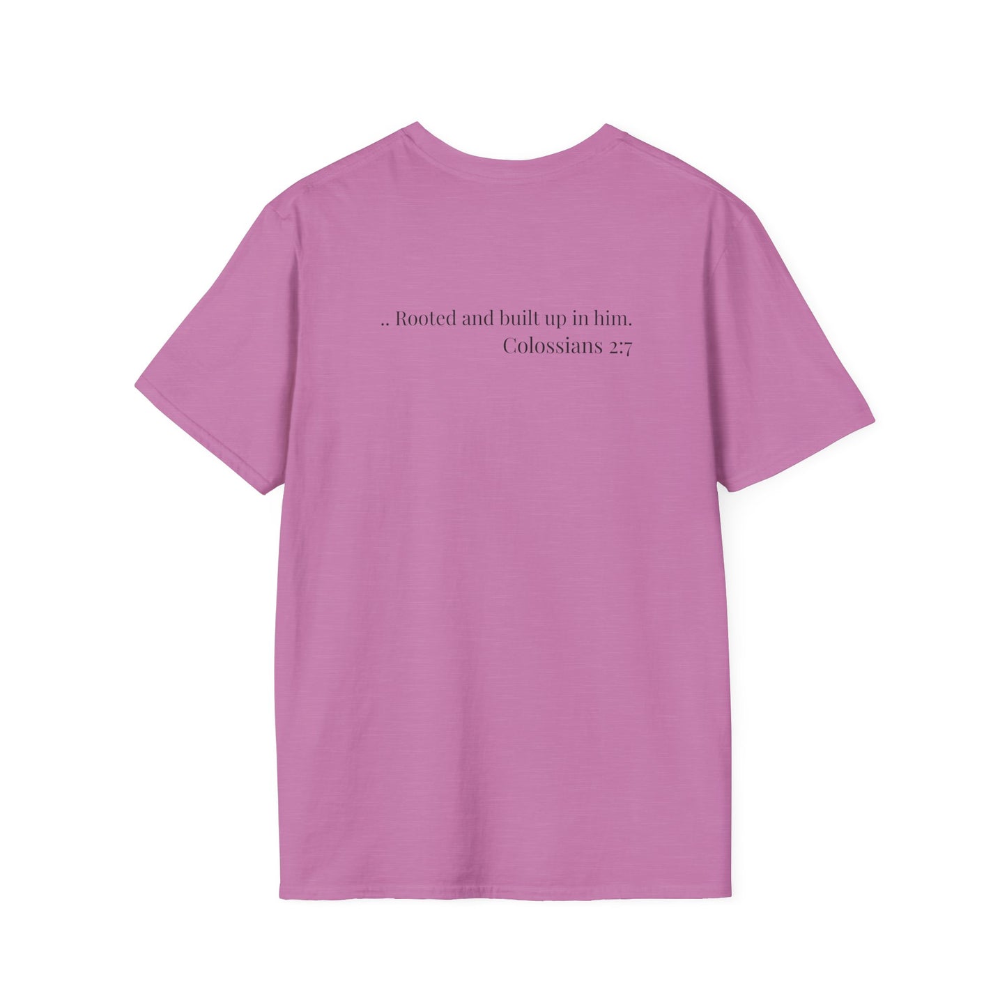 Rooted Heart Co. logo T-shirt | Faith scripture tee