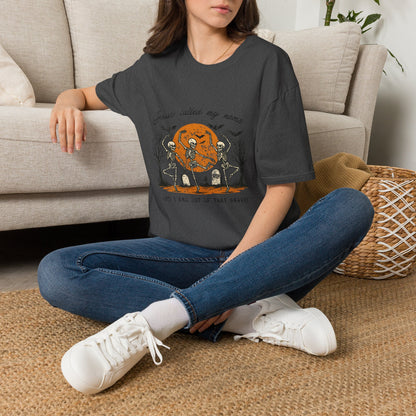 Jesus Called My Name Halloween T-Shirt — Faith & Spooky Skeleton Graphic Tee