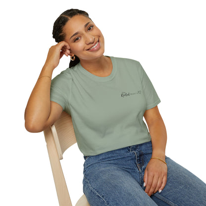 Rooted Heart Co. logo T-shirt | Faith scripture tee