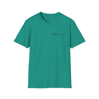 Rooted Heart Co. logo T-shirt | Faith scripture tee