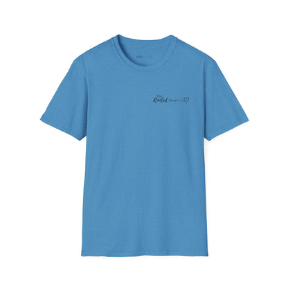 Rooted Heart Co. logo T-shirt | Faith scripture tee