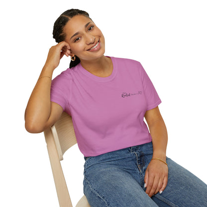Rooted Heart Co. logo T-shirt | Faith scripture tee